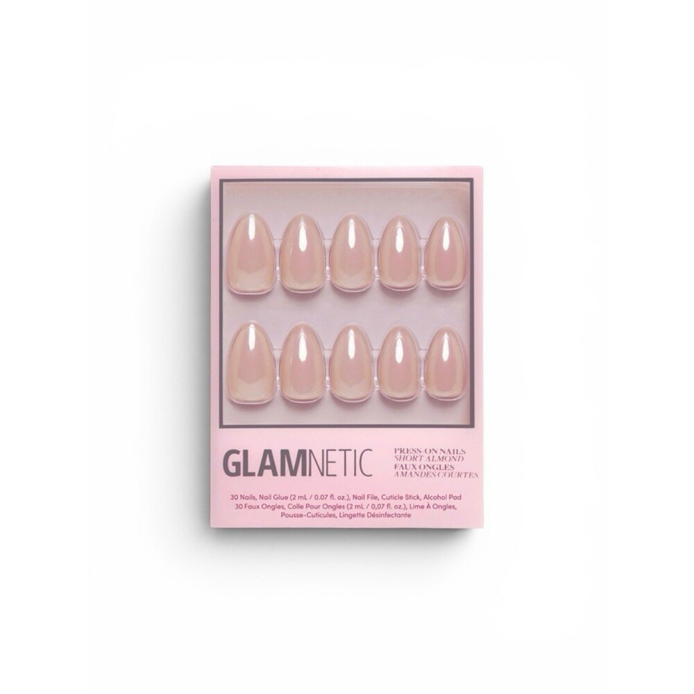 Glamnetic Press On Nails Los Angeles Short almond New sealed Glossy